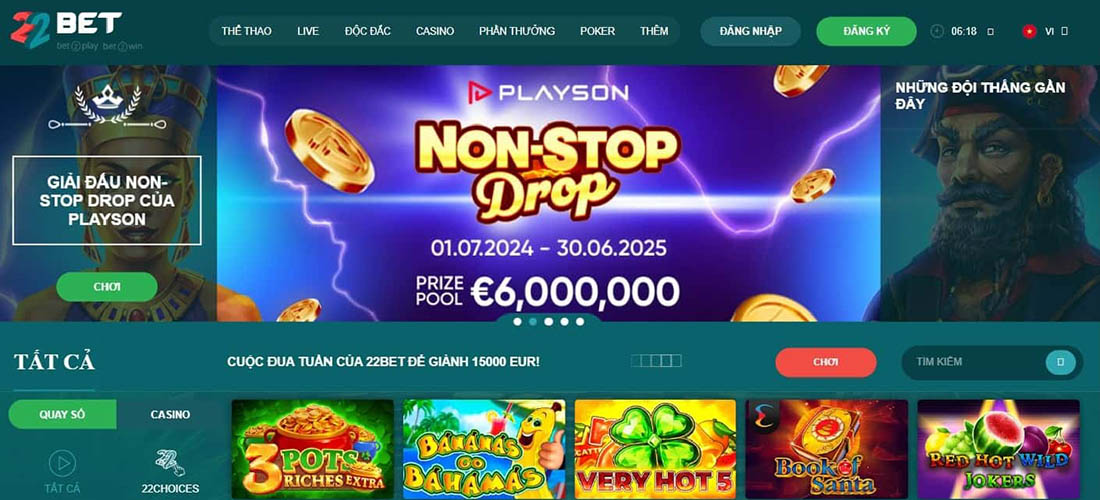 22bet Trang web