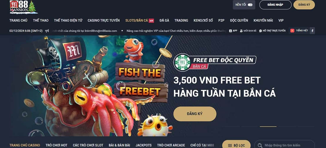 M88 Trang web